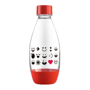 sodastream butelka czerwona smile