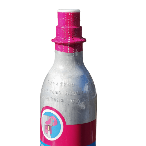 plomba zabezpieczająca na zawór butli róż