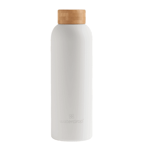 waterdrop termos biały